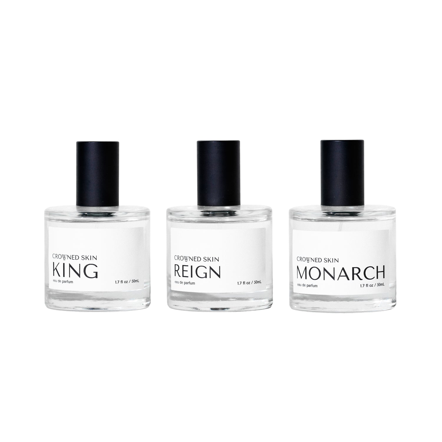 Crowned Skin King, Reign and Monarch Eau de Parfum Set King, Reign and Monarch Eau de Parfum Set