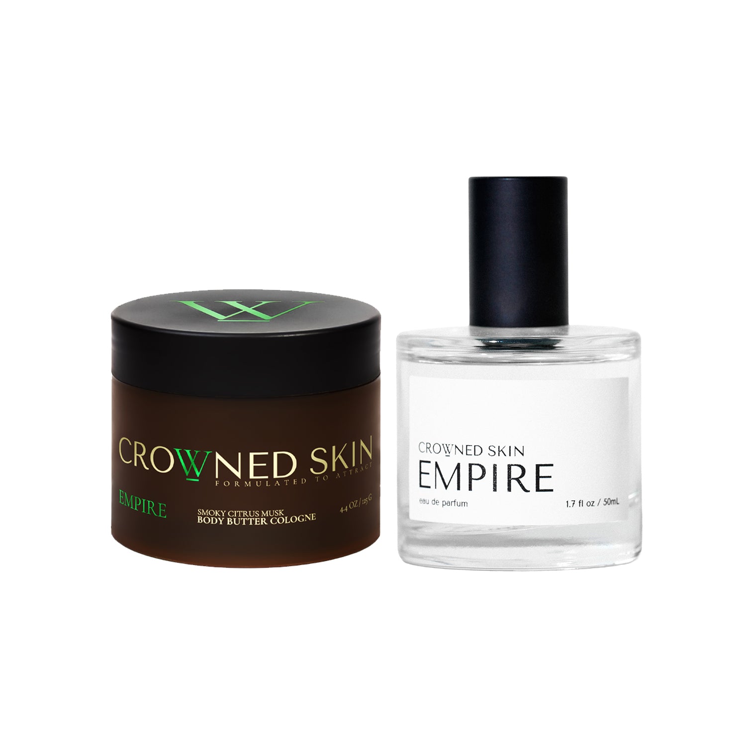 Crowned Skin Empire Body Butter Cologne and Eau de Parfum Set Empire Body Butter Cologne and Eau de Parfum Set
