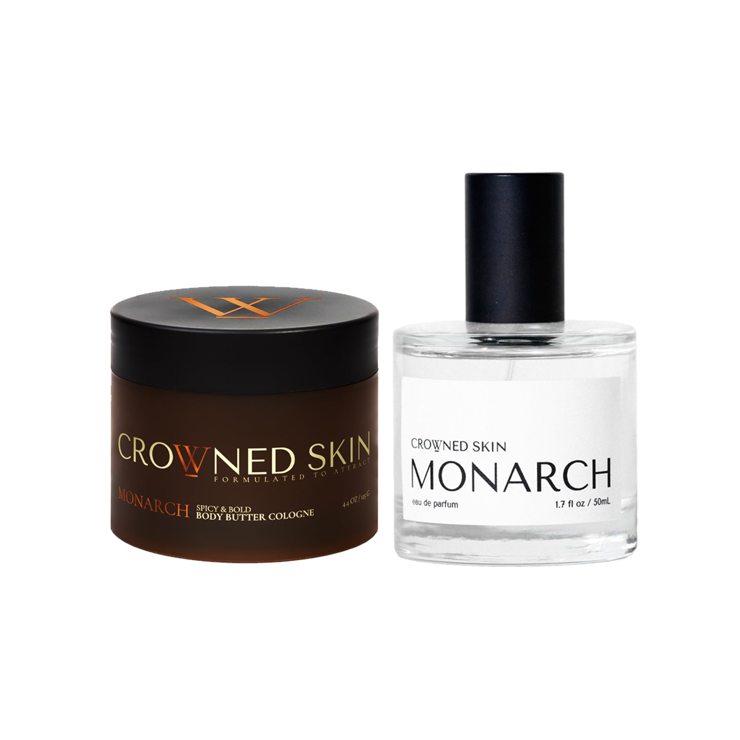 Crowned Skin Monarch Body Butter Cologne and Eau de Parfum Set Monarch Body Butter Cologne and Eau de Parfum Set