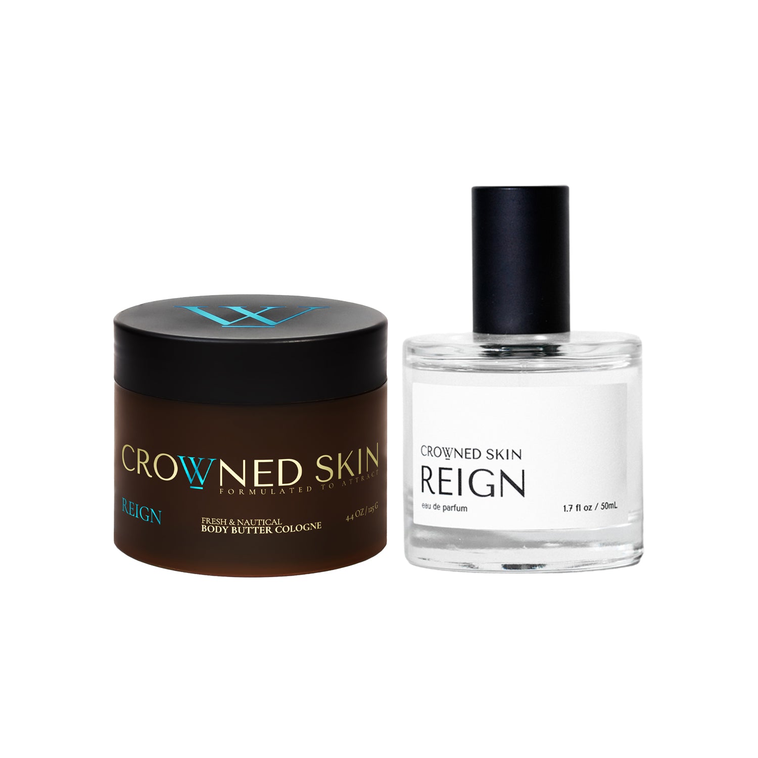 Crowned Skin Reign Body Butter Cologne and Eau de Parfum Set Reign Body Butter Cologne and Eau de Parfum Set