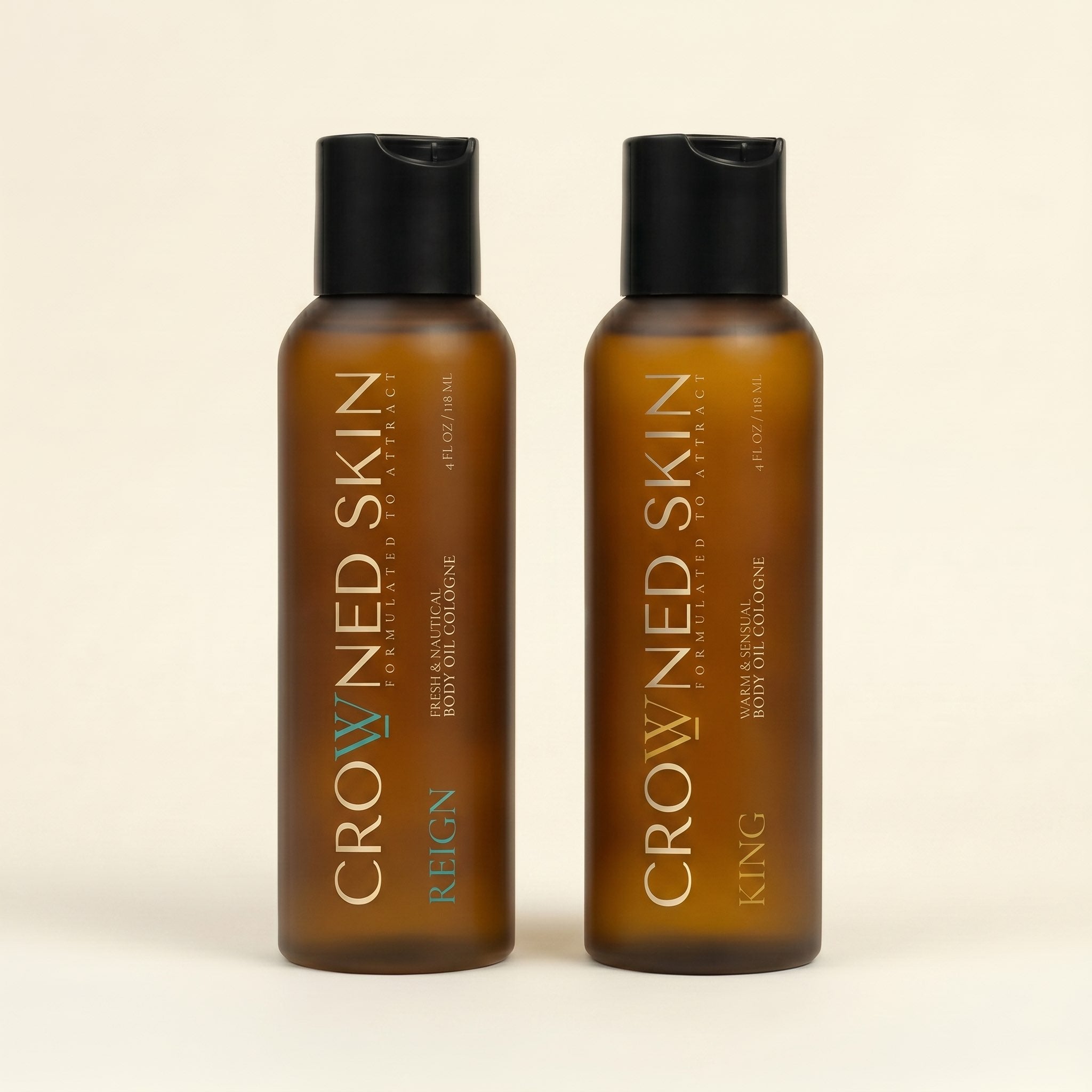 Crowned Skin King Body Oil and Reign Body Oil Set King Body Oil and Reign Body Oil Set