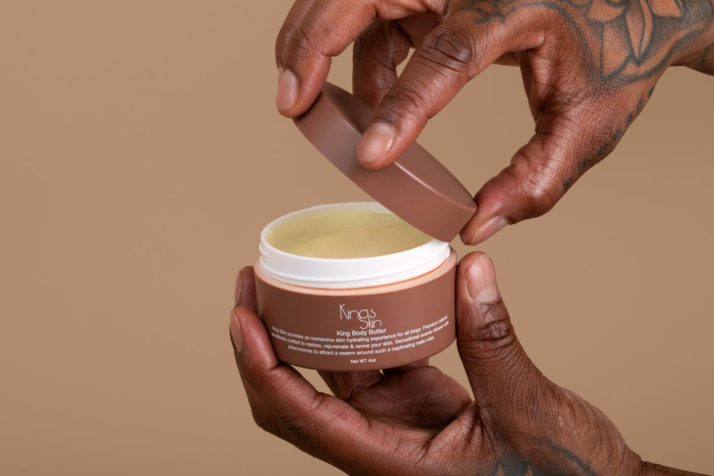 King Organic Cologned Body Butter - Warm Sexy Scent