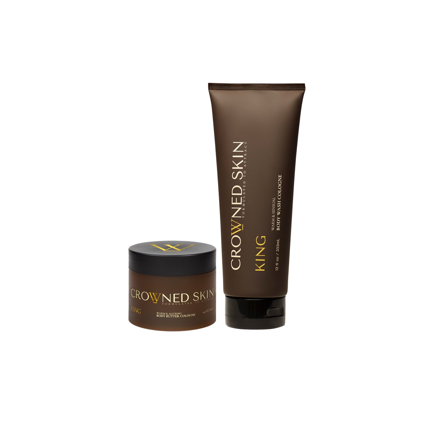 Crowned Skin King Signature - Body Butter Cologne and Cologne-Infused Body Wash King Signature - Body Butter Cologne and Cologne-Infused Body Wash