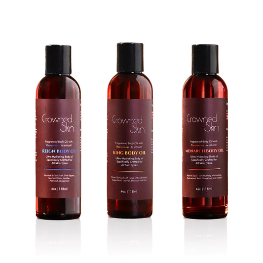 King, Reign and Monarch Body Oil Set